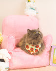Inflatable Plaid Cat Bed