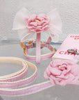 Pink Camellia Cat Harnesses