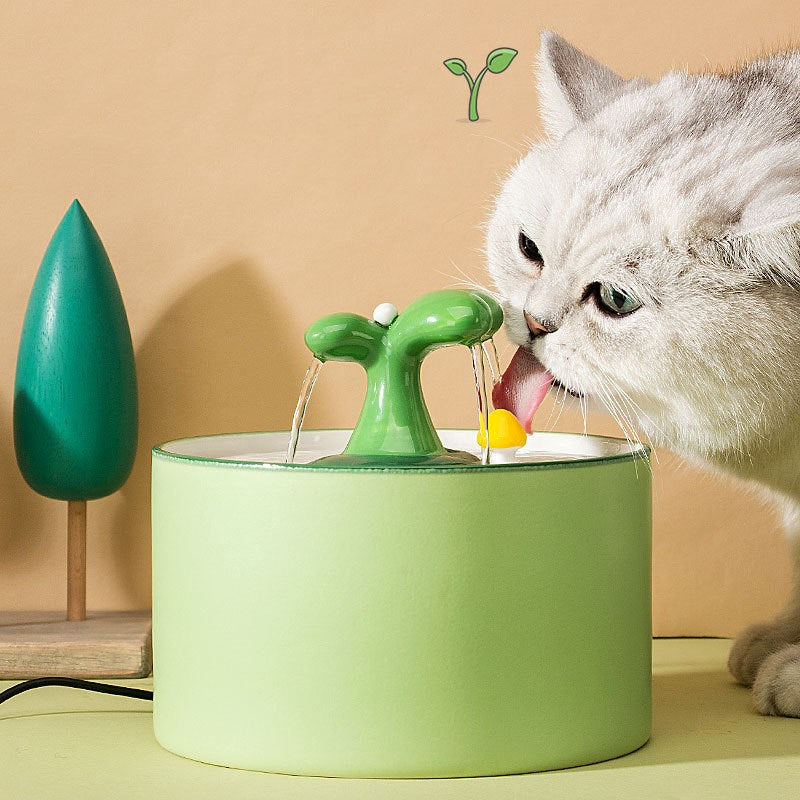 Spring Series Cat Water Fountain