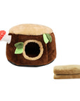 Stump and Red Mushroom Cat Bed