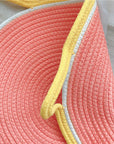 Close-up of the back side of the Cat Ear Shaped Cat Scratching Pad, showing the texture and material.