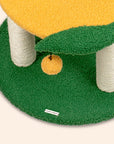 Detailed view of the base of the Fruit World Cat Tree