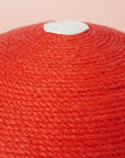 Mushroom Cat Scratcher sisal rope detail, perfect for satisfying a cat's scratching instincts.