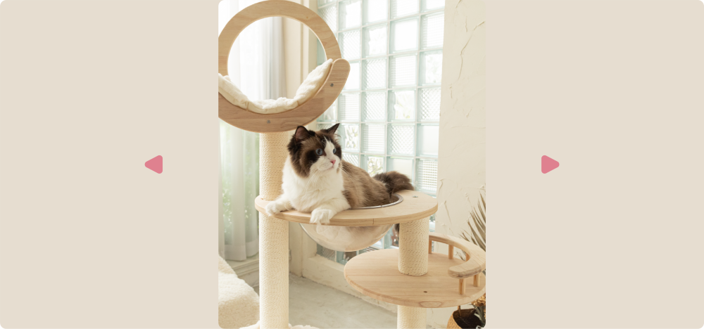 Building Block Cat Tree – Happy & Polly