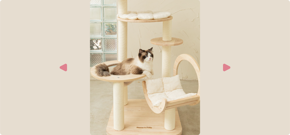 Building Block Cat Tree – Happy & Polly
