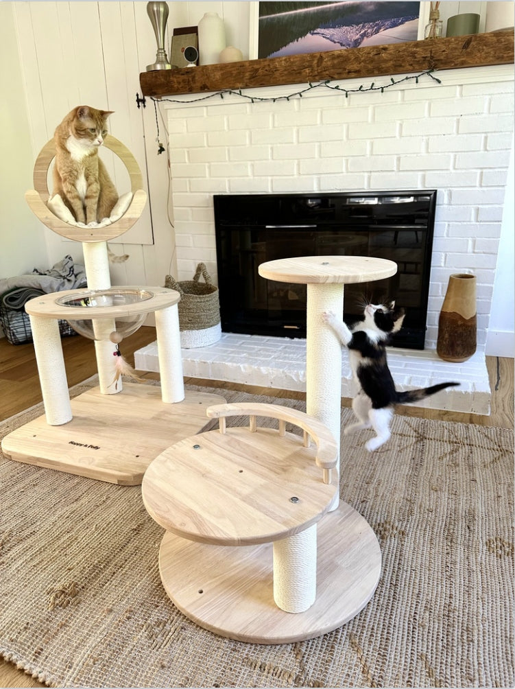 Building Block Cat Tree – Happy & Polly
